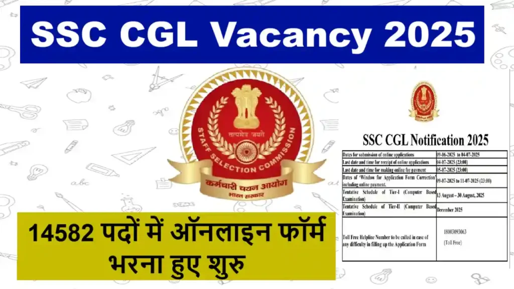 SSC CGL Vacancy 2025