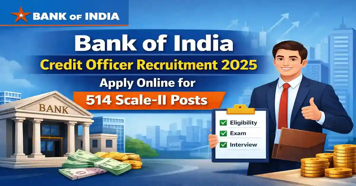 BOI Credit Officer Recruitment 2025