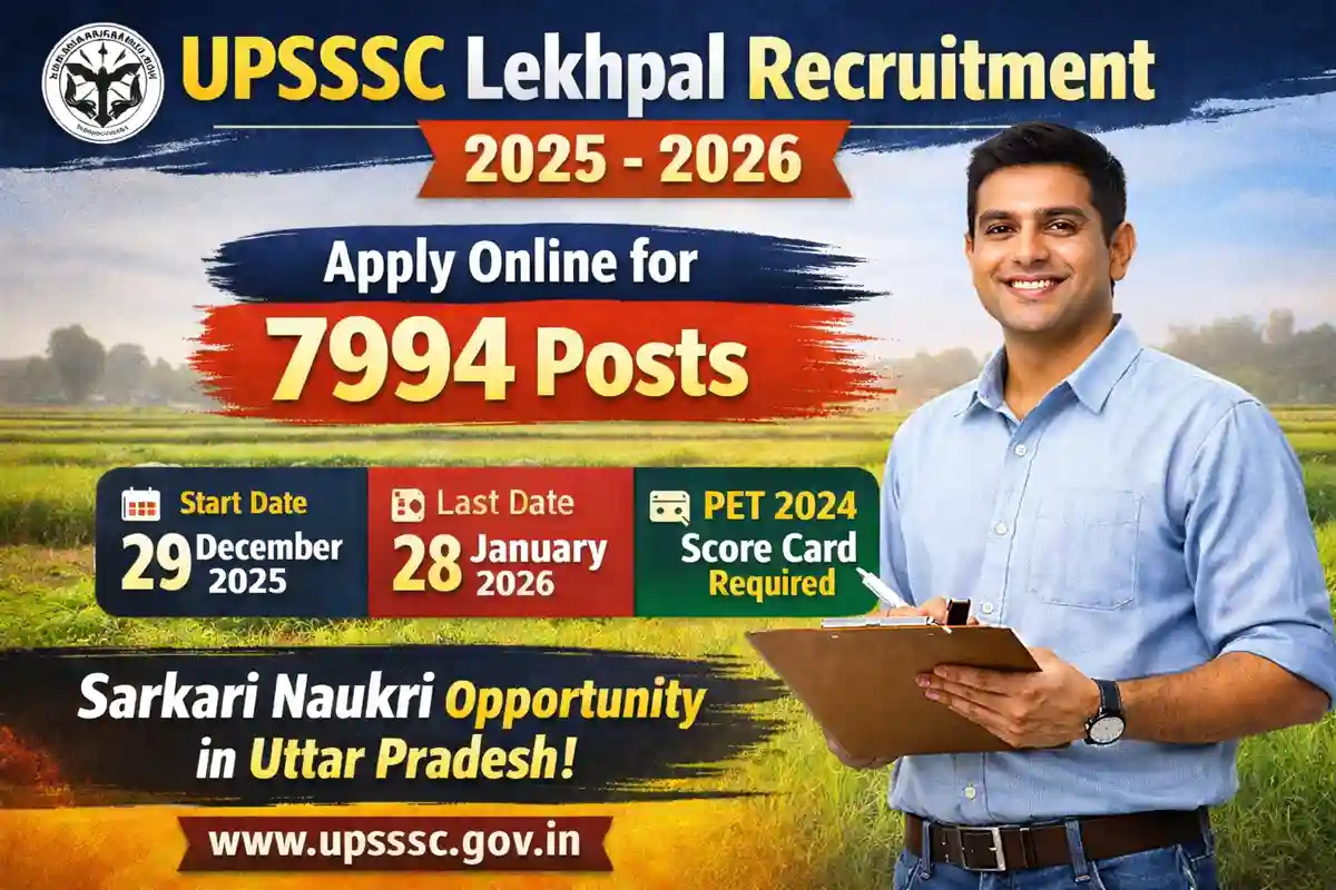 UPSSSC Lekhpal Recruitment 2026