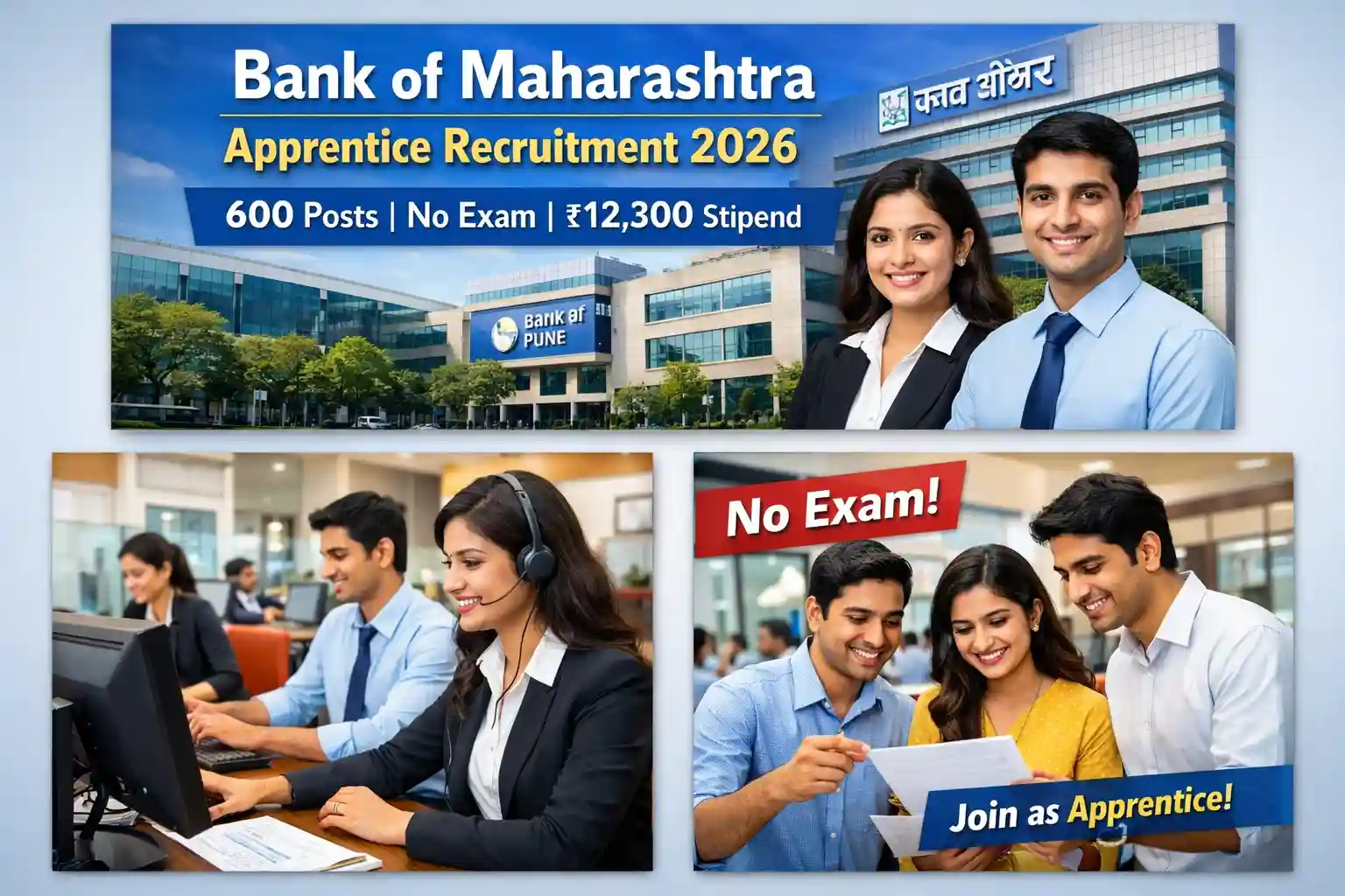 Bank of Maharashtra Apprentice Recruitment 2026
